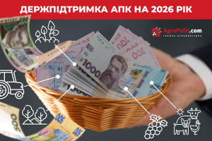 у 2025 році держава сплатила 1,1 млрд грн підтримки для АПК