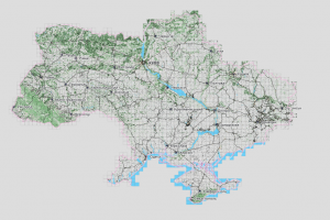 Держгеокадастр оприлюднив Основну державну топографічну карту масштабу 1:50 000