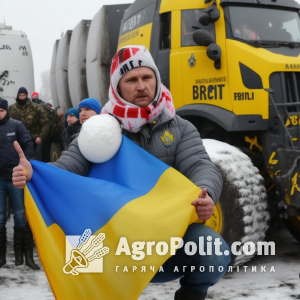 Штучний інтелект зобразив протести у Польщі, що викликані надлишком зерна з України