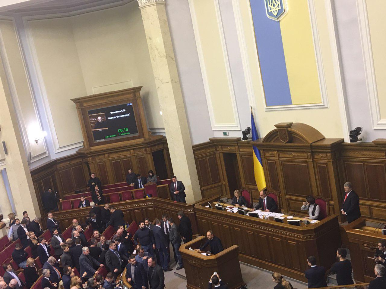 276 голосами "за" прийнятий закон про введення воєнного стану в Україні