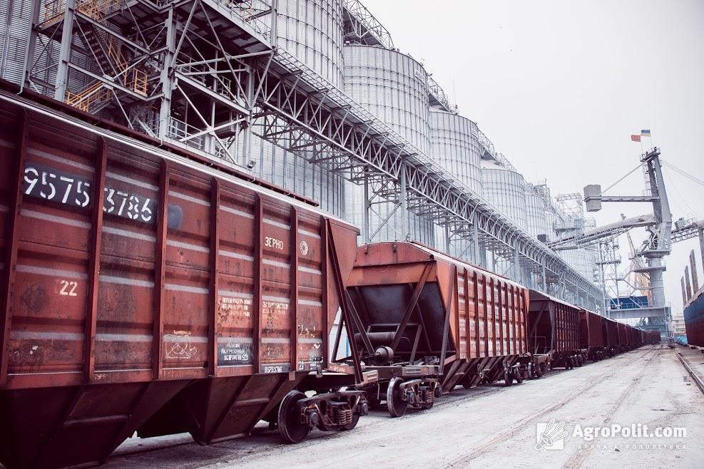 У листопаді Укрзалізниця перевезла рекордну кількість зернових вантажів — 4,1 млн т